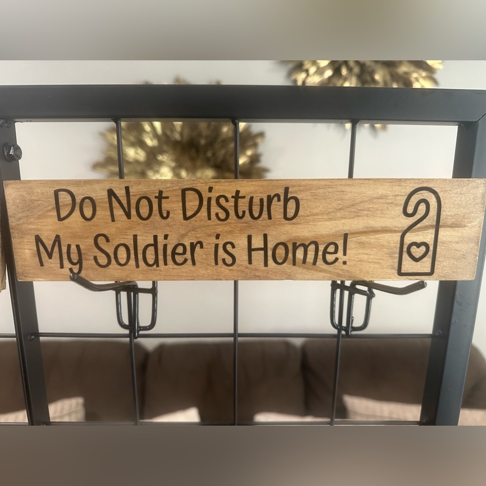 New! Wooden sign